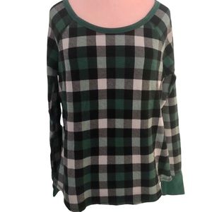 Victoria’s Secret Fireside Long Jane Pajama Top Size Medium